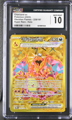 Charizard ex 228/197 Hyper Rare - Gem Mint 10