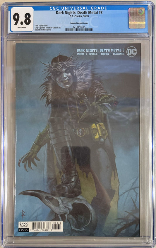 Dark Nights: Death Metal #3 Federici Variant - CGC Graded 9.8