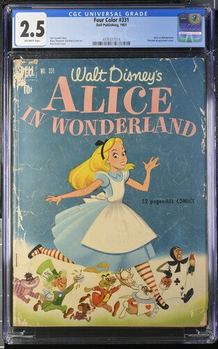 Four Color #331 (Alice in Wonderland) - CGC Graded 2.5