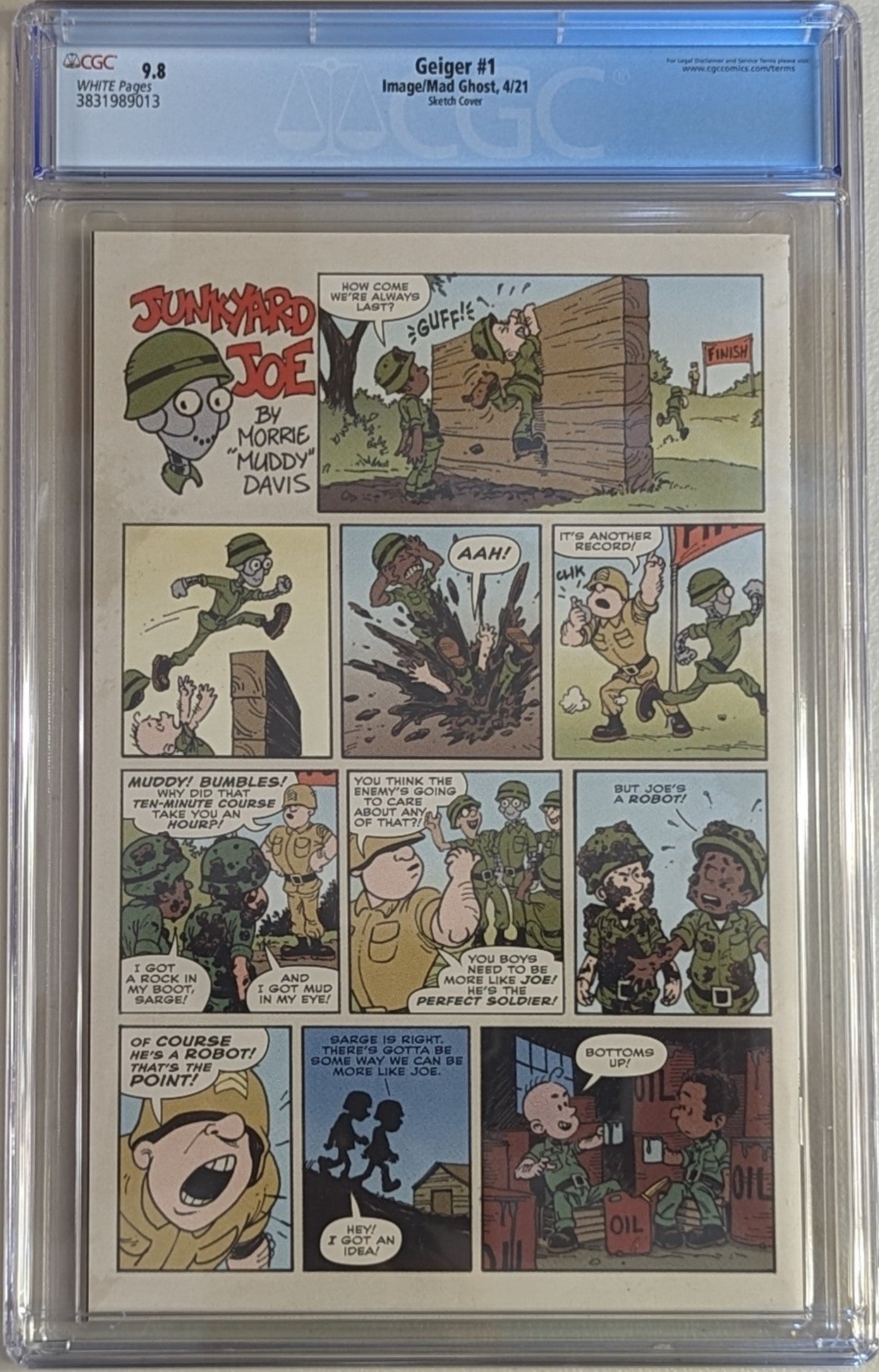 Geiger #1 Sketch Edition - CGC Graded 9.8