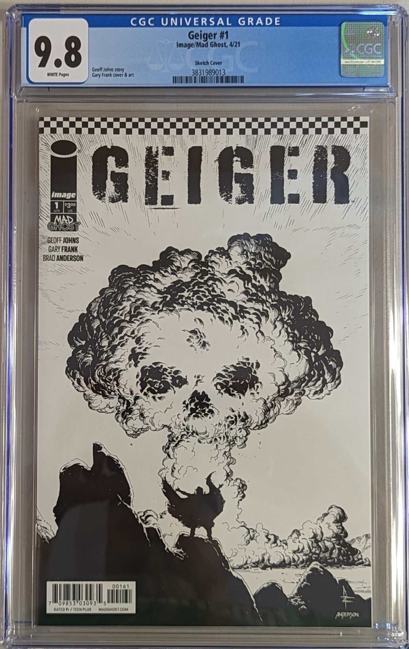 Geiger #1 Sketch Edition - CGC Graded 9.8