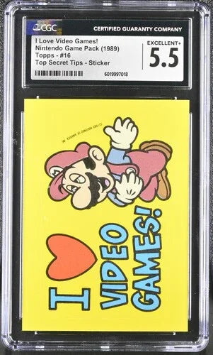 I Love Video Games! 16 1989 Nintendo Game Pack Top Secret Tips - CGC 5.5