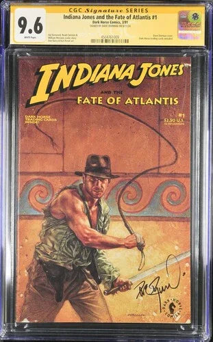 Indiana Jones and the Fate of Atlantis #1 - CGC Signature Series 9.6