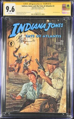 Indiana Jones and the Fate of Atlantis #3 - CGC Signature Series 9.6