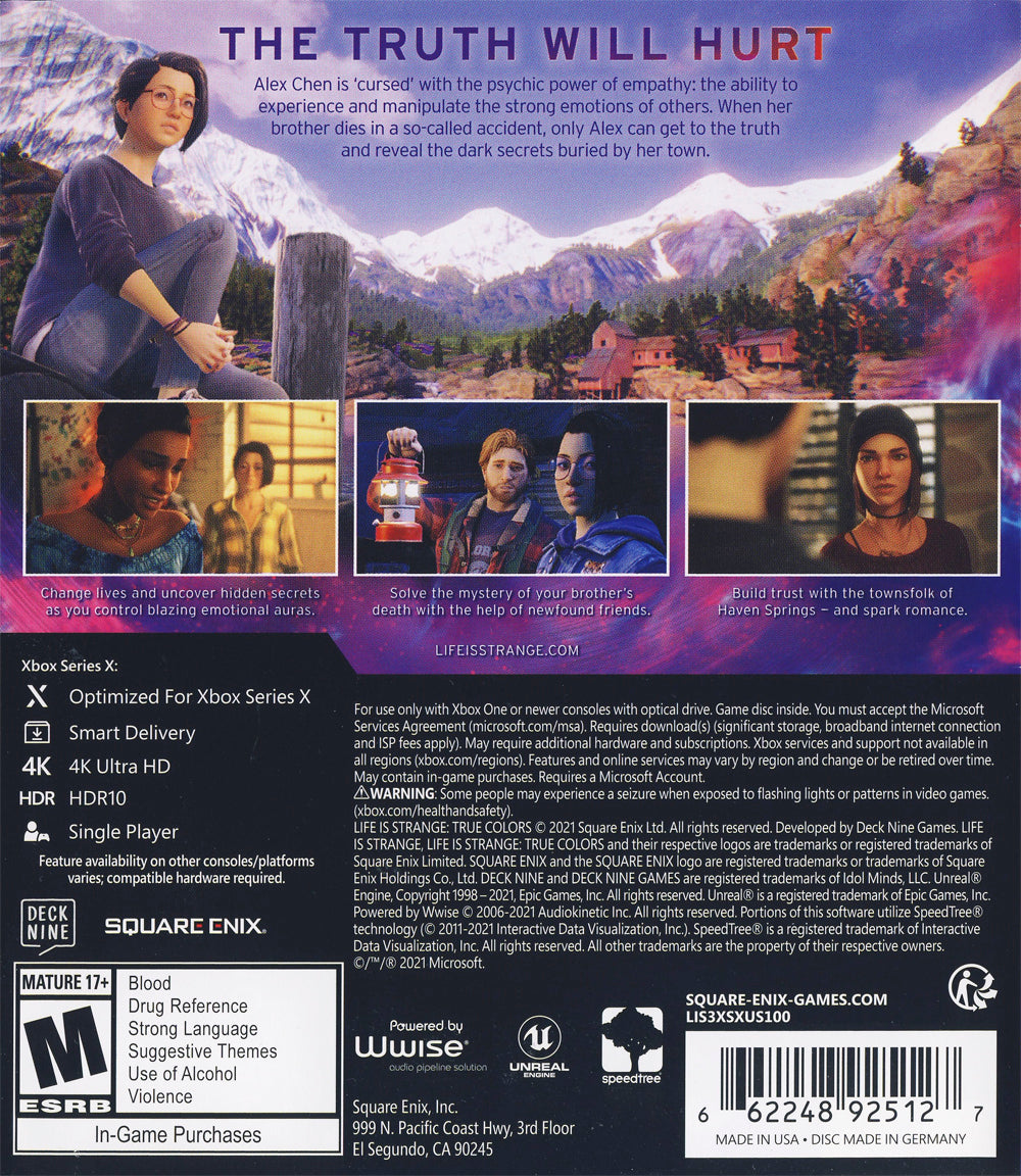 Life is Strange: True Colors - (New) (Xbox Series X)