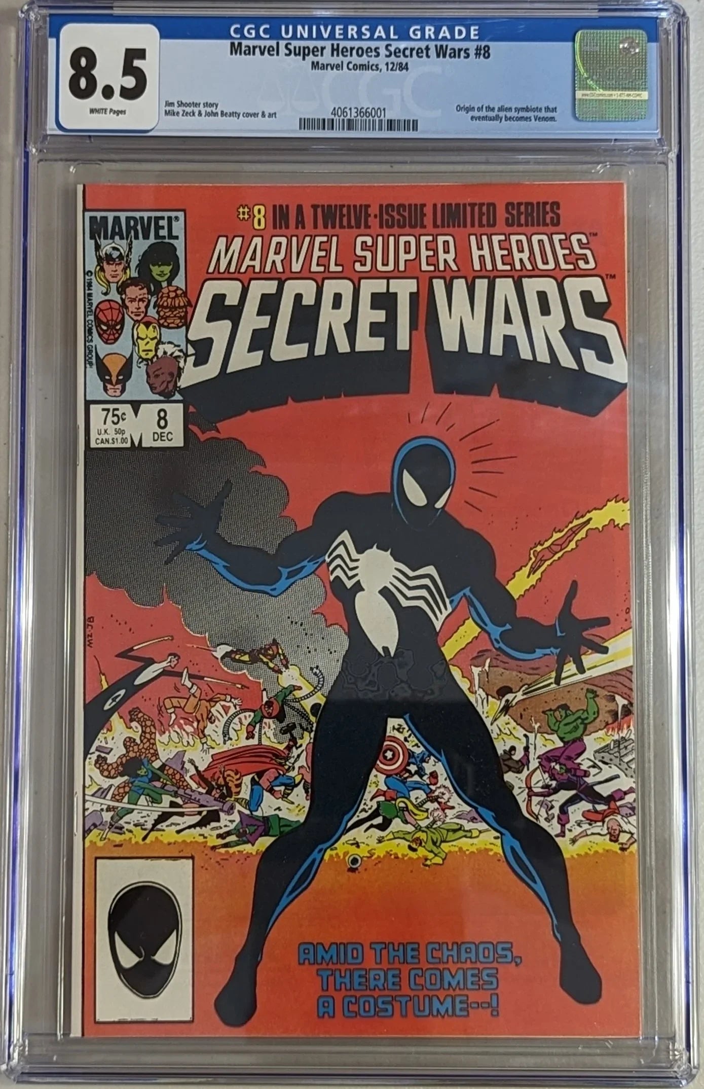 Marvel Super Heroes Secret Wars #8 - CGC Graded 8.5