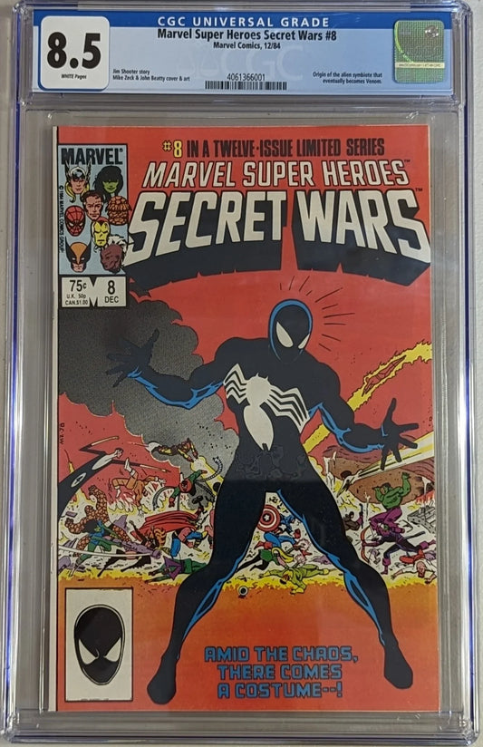 Marvel Super Heroes Secret Wars #8 - CGC Graded 8.5