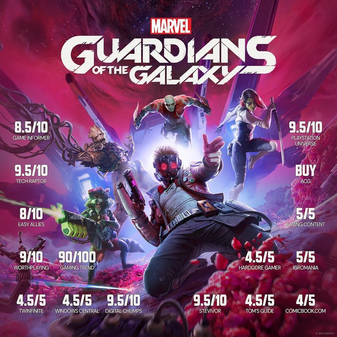 Marvel's Guardians of the Galaxy - (Complete) (Playstation 5)