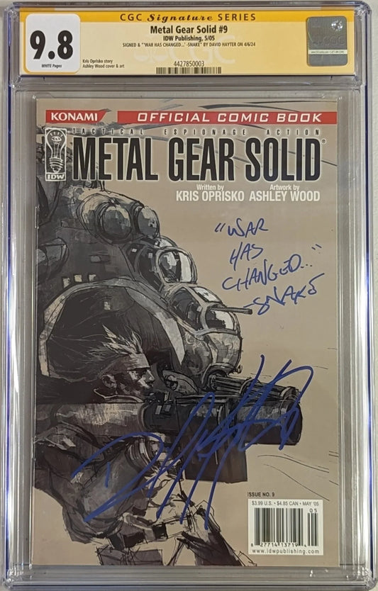 Metal Gear Solid #9 - CGC Signature Series 9.8