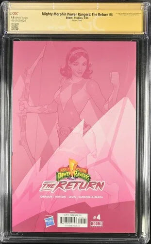 Mighty Morphin Power Rangers: The Return #4 Variant Cover - CGC Signature Series 9.8