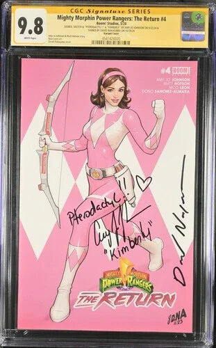 Mighty Morphin Power Rangers: The Return #4 Variant Cover - CGC Signature Series 9.8