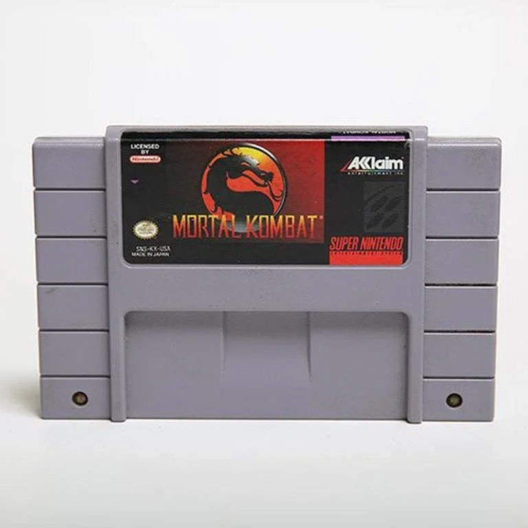 Mortal Kombat - (Game Only) (Super Nintendo)