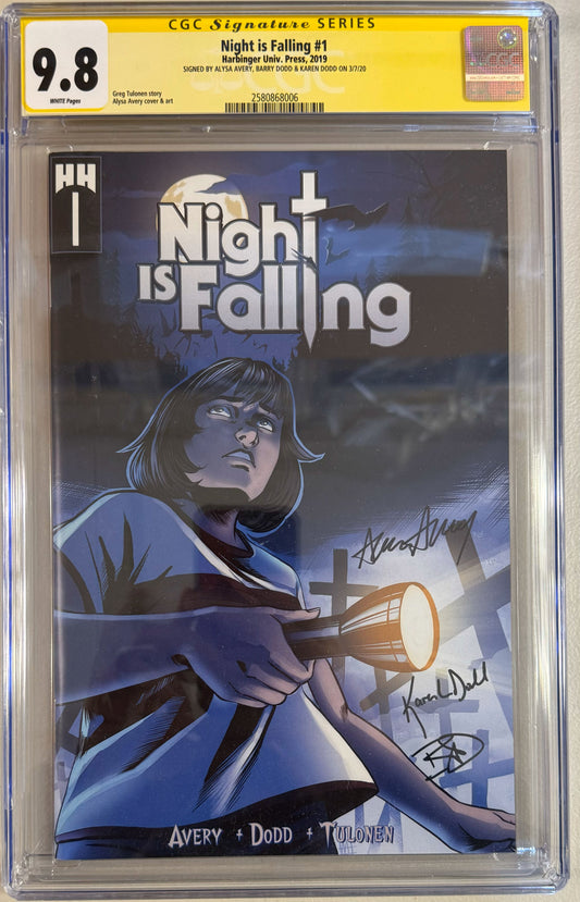 Night is Falling #1 - CGC Signature Series 9.8