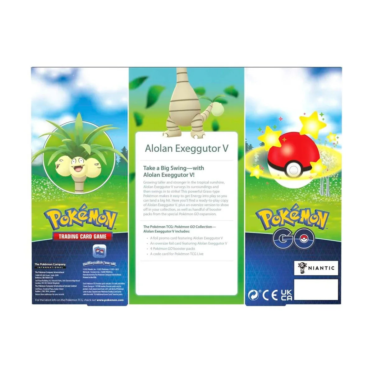 Pokemon TCG - Pokemon Go Alolan Exeggutor V Collection Box