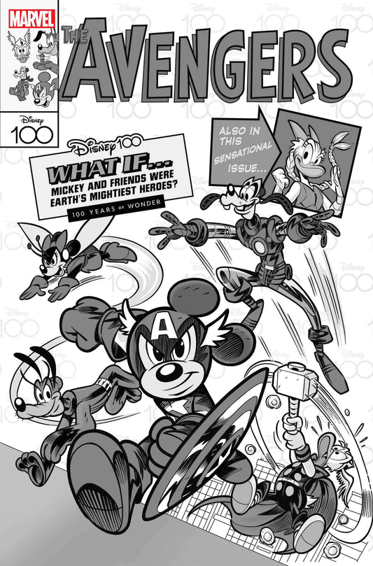 Amazing Spider-Man #17 1:100 Pastrovicchio Disney100 B&W Variant (01/11/2023)