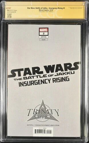 Star Wars: Battle of Jakku - Insurgency #2 Trinity Comics "Virgin" Edition - CGC Signature Series 9.6