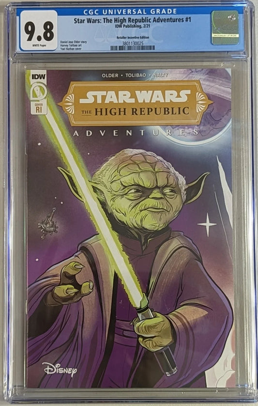 Star Wars: The High Republic Adventures #1 Retailer Incentive Edition - CGC Graded 9.8