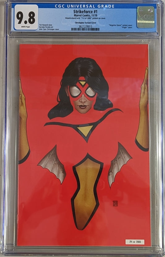 Strikeforce #1 Christopher Variant Cover - CGC Graded 9.8