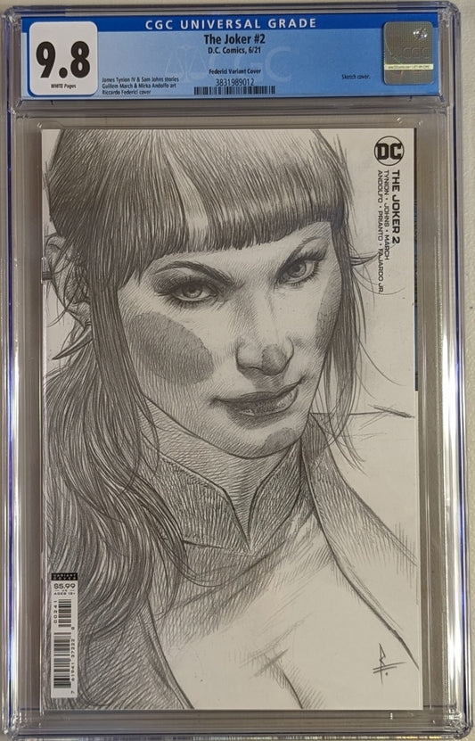 The Joker #2 Federici Variant Cover - CGC Graded 9.8