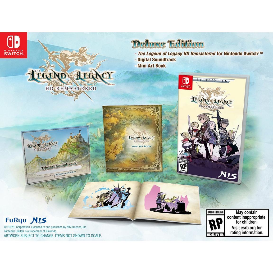 The Legend of Legacy HD Remastered - (New) (Nintendo Switch)