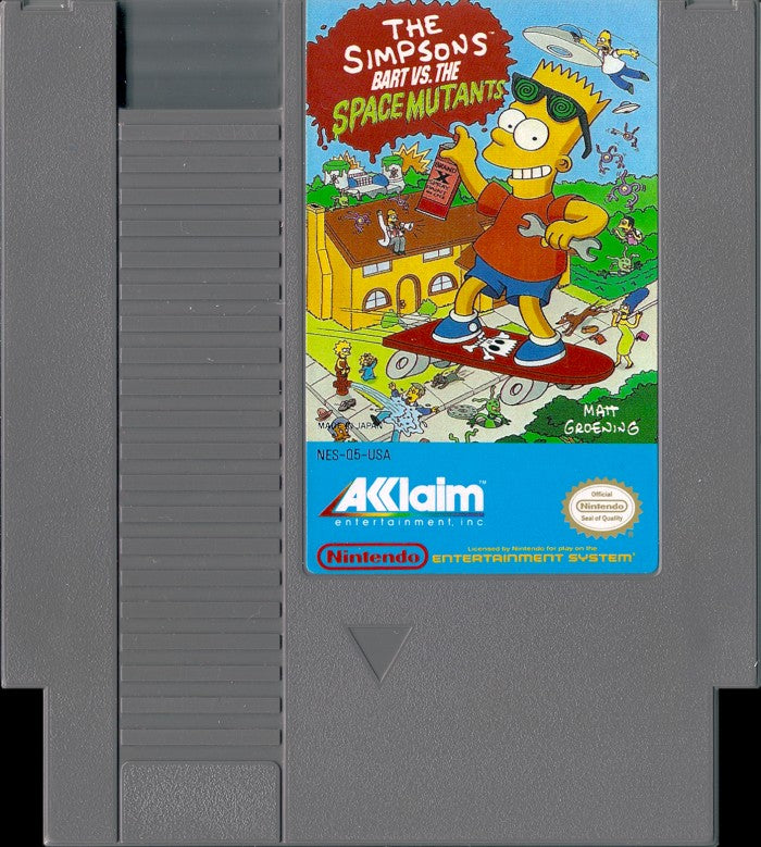 The Simpsons Bart vs the Space Mutants - (Game Only) (NES)