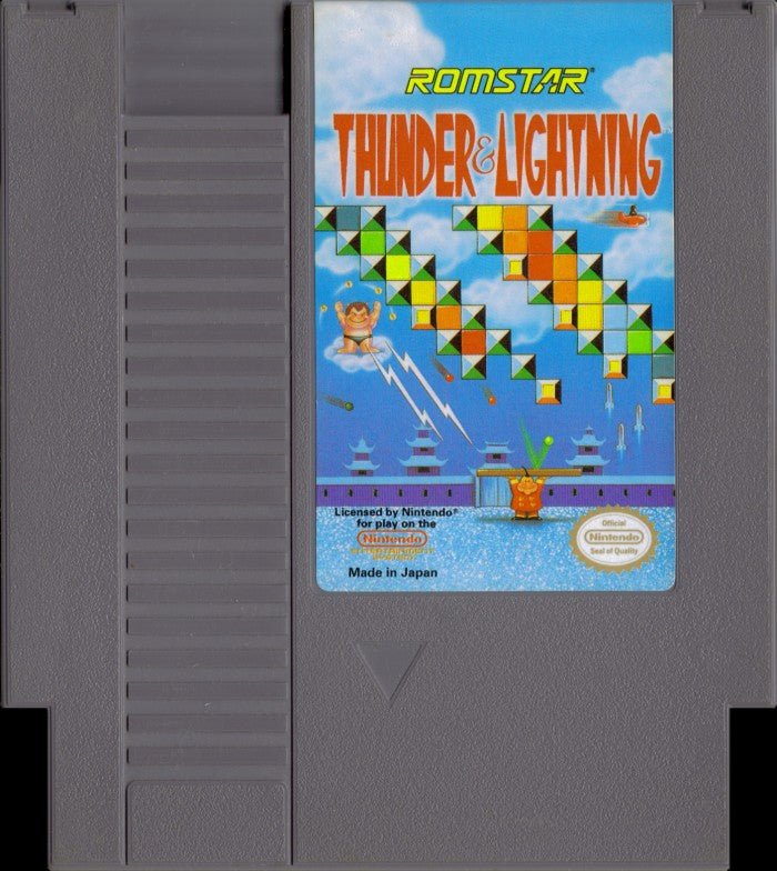 Thunder and Lightning - (Game Only) (NES)