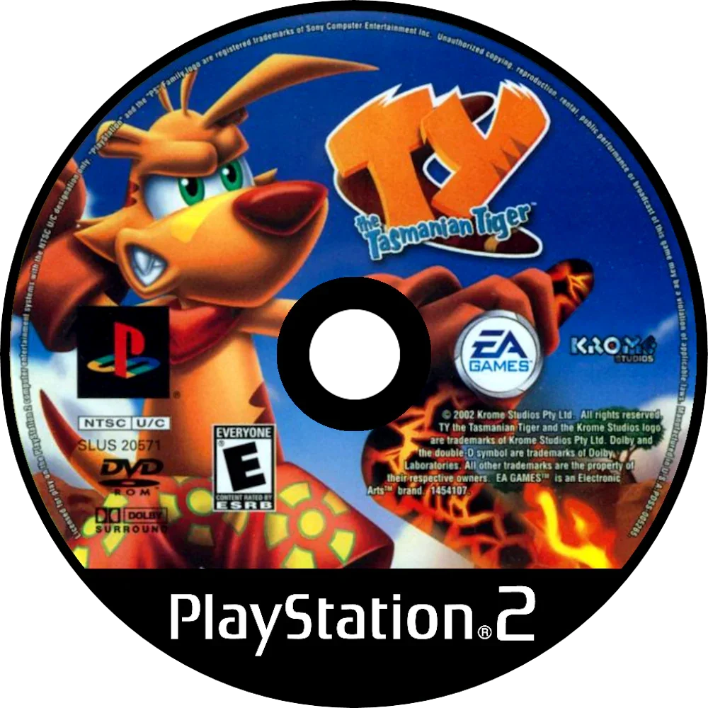 Ty the Tasmanian Tiger - (Game Only) (Playstation 2)