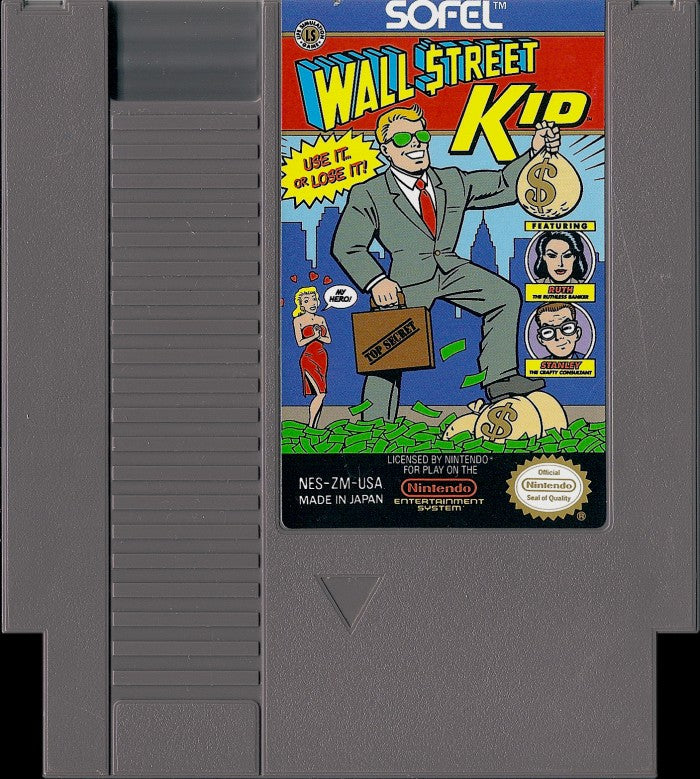 Wall Street Kid - (Game Only) (NES)