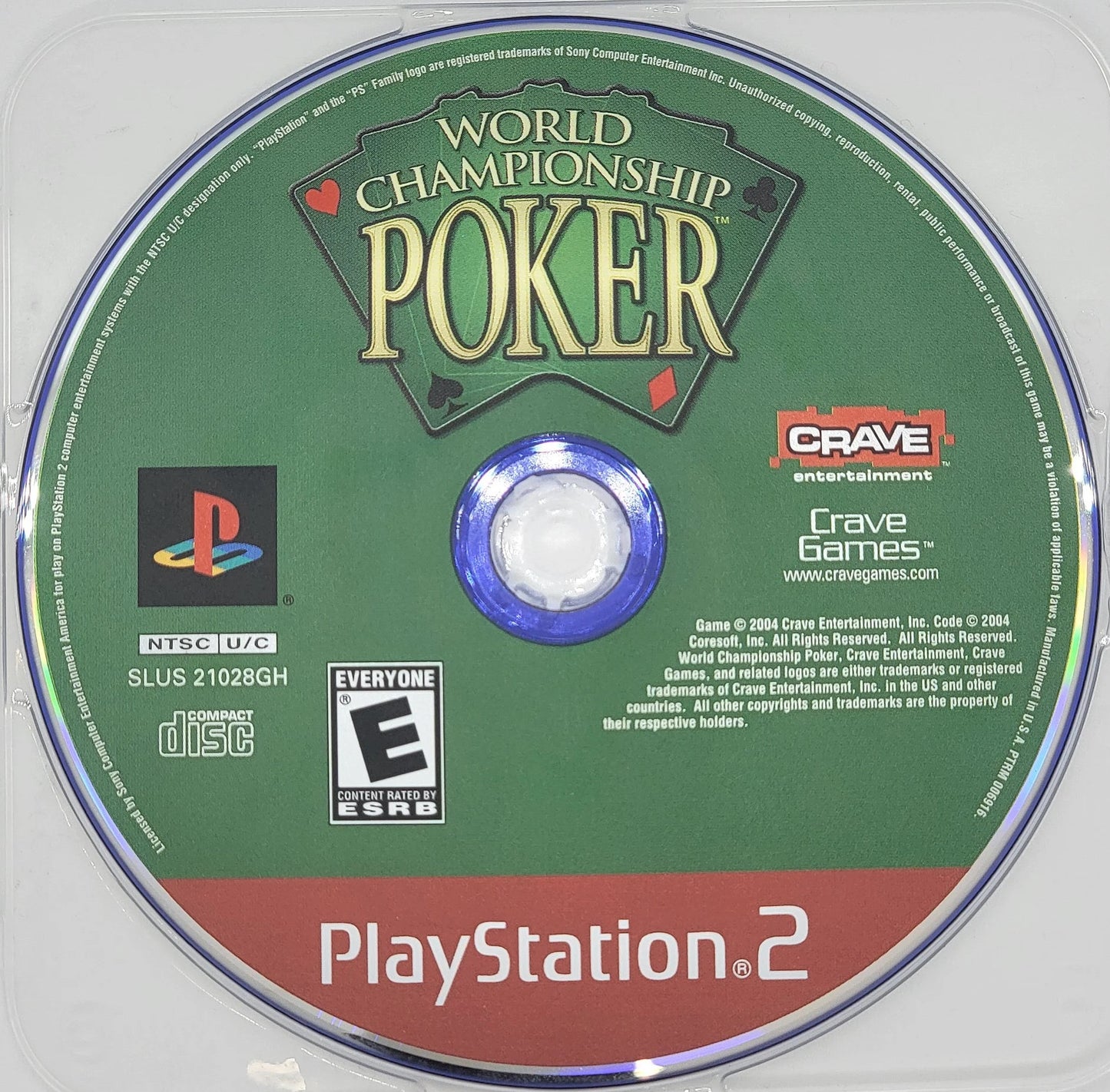 World Championship Poker [Greatest Hits] - (Game Only) (Playstation 2)