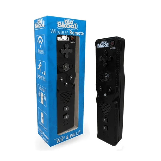 Old Skool Black Wii Remote