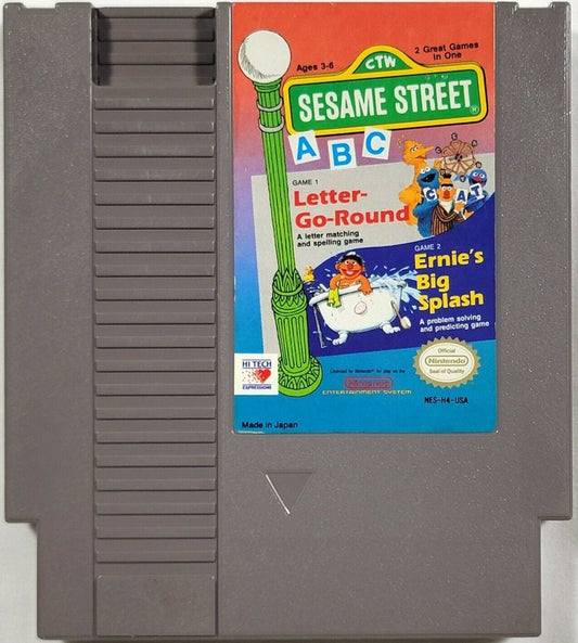 Sesame Street ABC - (Game Only) (NES)