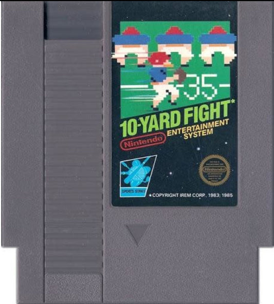 10-Yard Fight [5 Screw] - (Game Only) (NES)