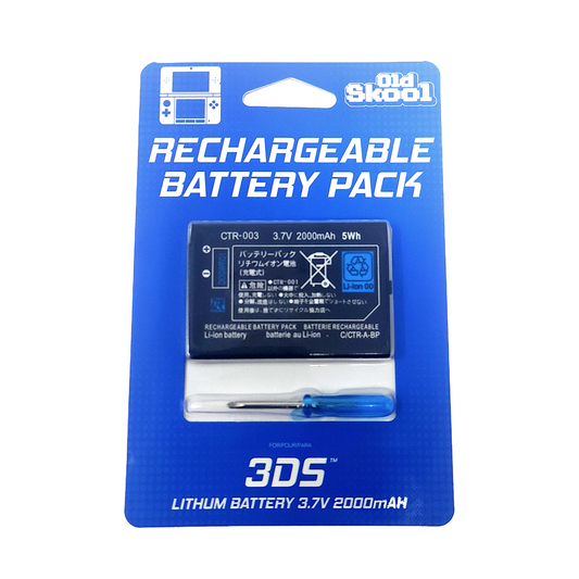 Old Skool 3DS Battery with Screwdriver