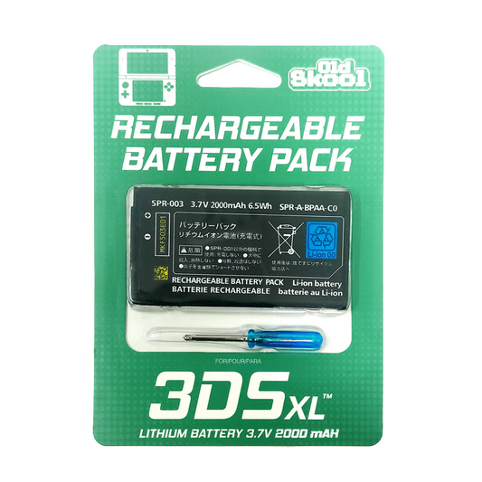 Old Skool 3DS XL Battery with Screwdriver