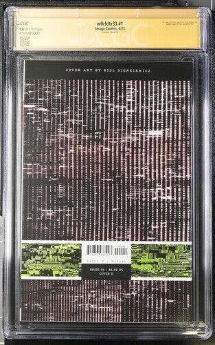 w0rldtr33 #1 Sienkiewicz Incentive Variant Cover D - CGC Signature Series 9.8