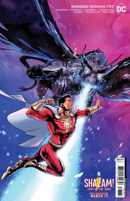 Wonder Woman #797 Cvr D Pop Mhan Shazam Fury Of The Gods Movie Card Stock Var (Revenge Of The Gods) (03/21/2023)