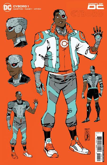 Cyborg #1 (Of 6) Cvr E Inc 1:50 Jorge Corona Design Card Stock Var (5/16/2023)