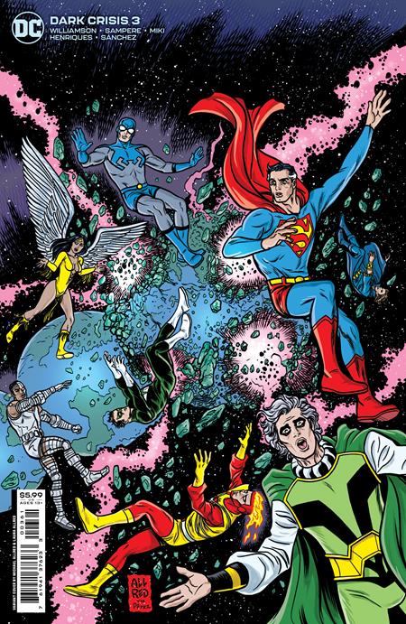 The One Stop Shop Comics & Games Dark Crisis #3 (Of 7) Cvr C Michael Allred Homage Card Stock Var (08/02/2022) DC Comics