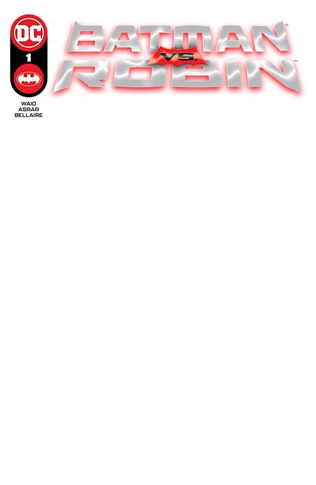 The One Stop Shop Comics & Games Batman Vs Robin #1 (Of 5) Cvr F Blank Card Stock Var (09/13/2022) DC Comics