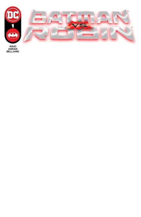 The One Stop Shop Comics & Games Batman Vs Robin #1 (Of 5) Cvr F Blank Card Stock Var (09/13/2022) DC Comics
