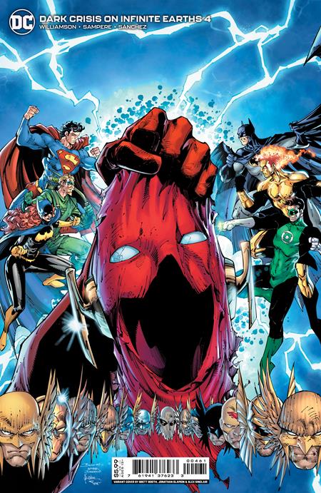 The One Stop Shop Comics & Games Dark Crisis On Infinite Earths #4 (Of 7) Cvr C Brett Booth & Jonathan Glapion Zero Hour Homage Card Stock Var (09/06/2022) DC Comics