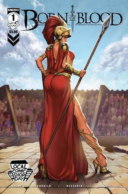 The One Stop Shop Comics & Games Born Of Blood #1 (Of 5) LCSD Cvr A Narcelio Sousa (Mr) (11/23/2022) Merc Publishing