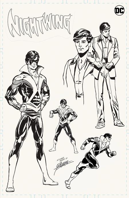 Nightwing #100 Cvr H George Perez Art Board Design Card Stock Var (01/17/2023)