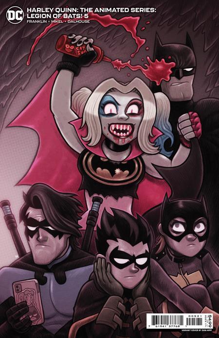 Harley Quinn The Animated Series Legion Of Bats #5 (Of 6) Cvr B Dan Hipp Card Stock Var (Mr) (02/21/2023)