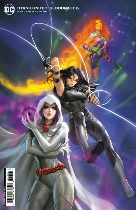 Titans United Bloodpact #6 (Of 6) Cvr C Inc 1:25 Lesley Leirix Li Card Stock Var (02/21/2023)