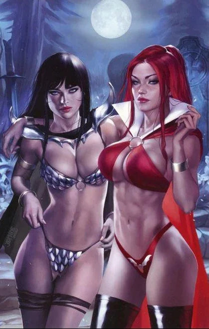 The One Stop Shop Comics & Games Vampirella Dark Powers #4 Josh Burns Crossplay Exclusive Variant Set (03/17/2021) DYNAMITE