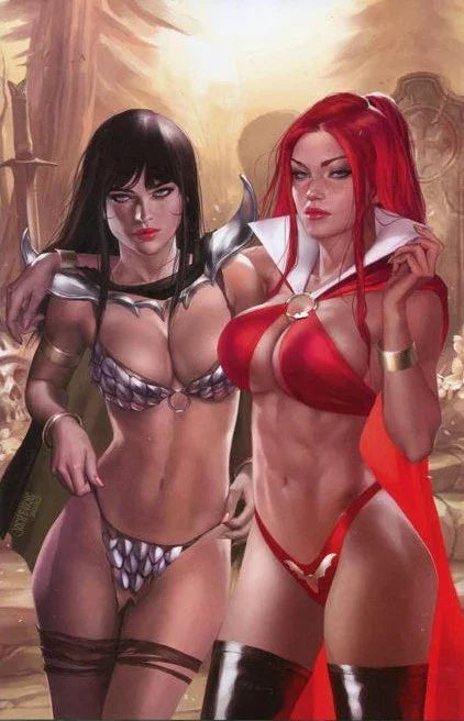 The One Stop Shop Comics & Games Vampirella Dark Powers #4 Josh Burns Crossplay Exclusive Variant Set (03/17/2021) DYNAMITE