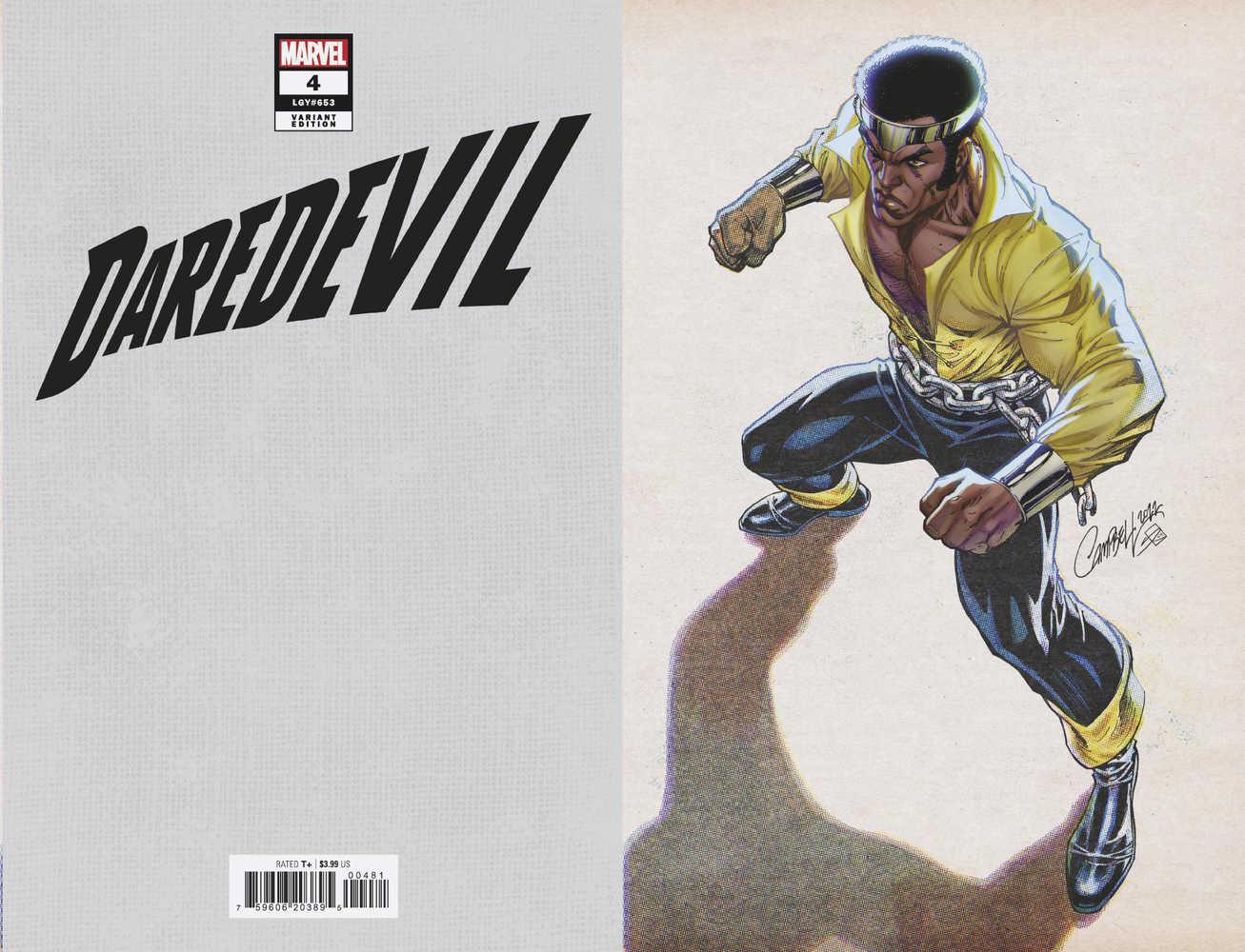 Daredevil #4 100 Copy Variant Edition Js Campbell Anniversary Full Art Variant