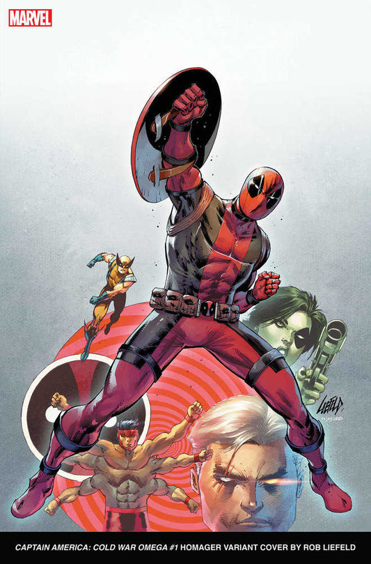Captain America: Cold War Omega 1 - Rob Liefeld Homager Variant