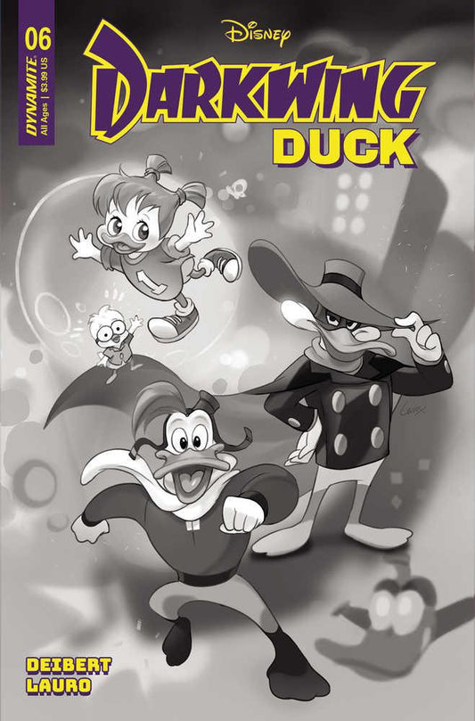 Darkwing Duck #6 Cover G 10 Copy Variant Edition Leirix Black & White